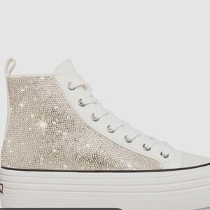 Steve-madden Women's White and Cream Trainers